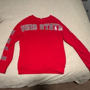 PINK Victoria's Secret Red Ohio State Sweatshirt